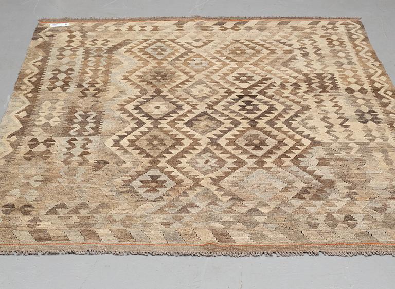 A RUG, Kelim, ca 242 x 185 cm.