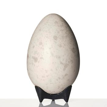 Hans Hedberg, a faience sculpture of an egg, Biot, France.