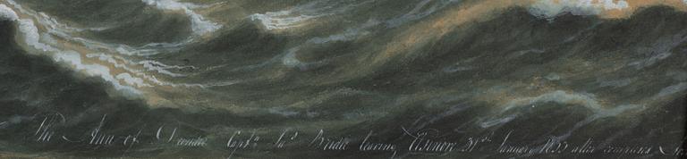 Jacob Petersen, The topsail schooner "Ann" of Dundee.