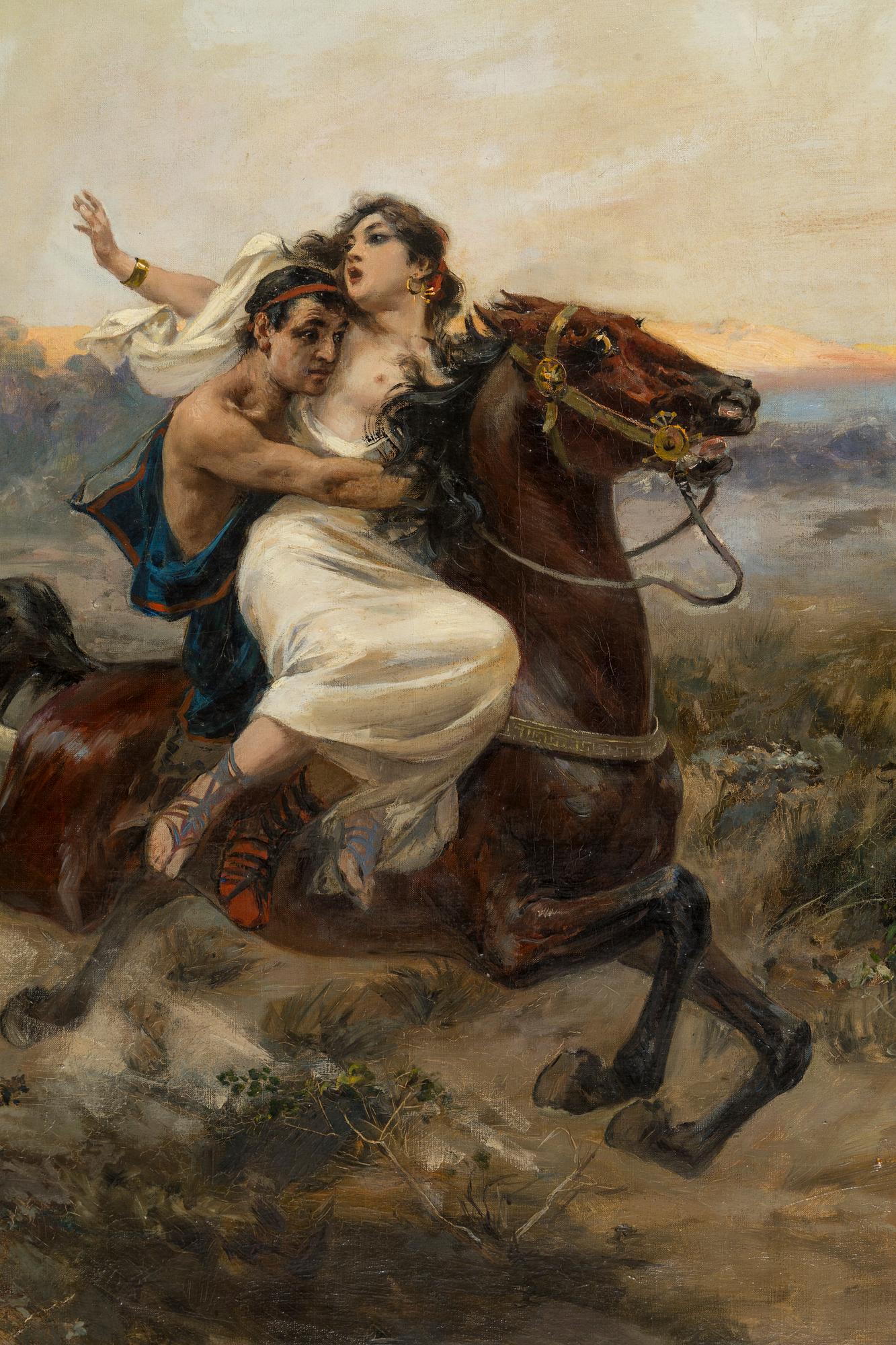 ULPIANO CHECA Y SANZ, attributed to, oil on canvas.