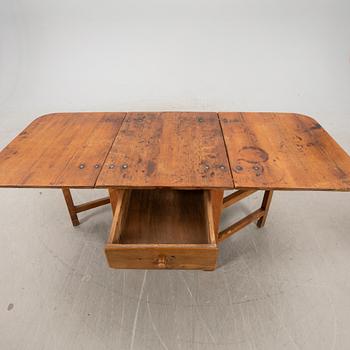 Folding table 19th century.