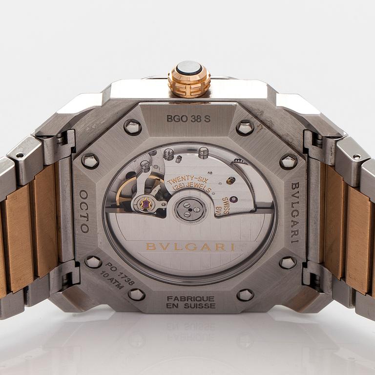 Bulgari, Octo, wristwatch, 38 mm.