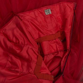 A tuille evening gown, circa 1955.