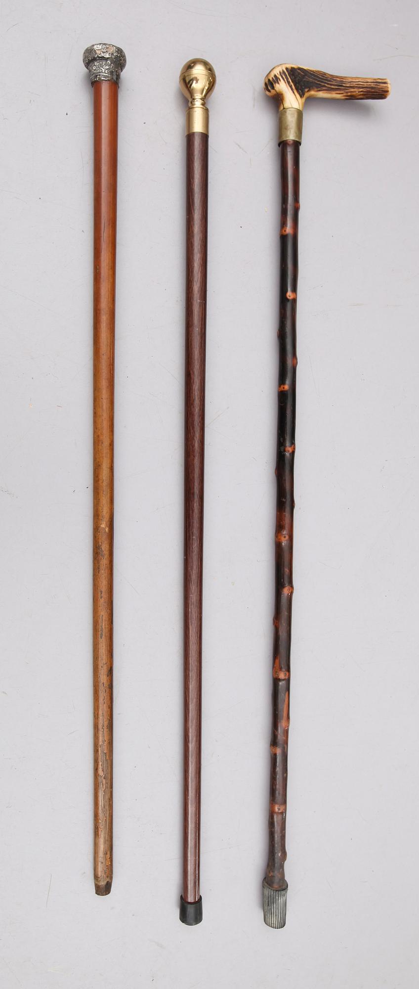 KÄPPAR, 3 st, England, 1800-/1900-tal.