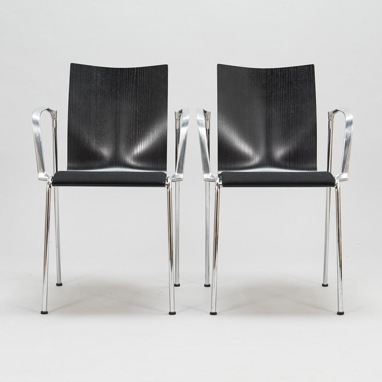 Erik Magnussen, Four "Chairik" chairs. Engelbrechts, Denmark.