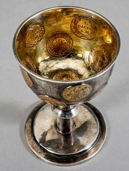 KALK, silver, 17/1800-tal. Totalvikt 144,8 g.