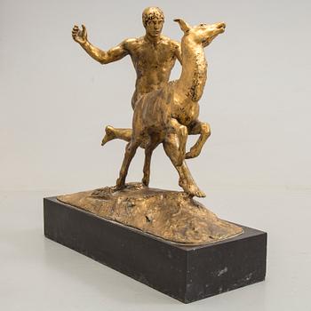 A Paul Landowski bronze sculpture signed Landowski and dated 1922.