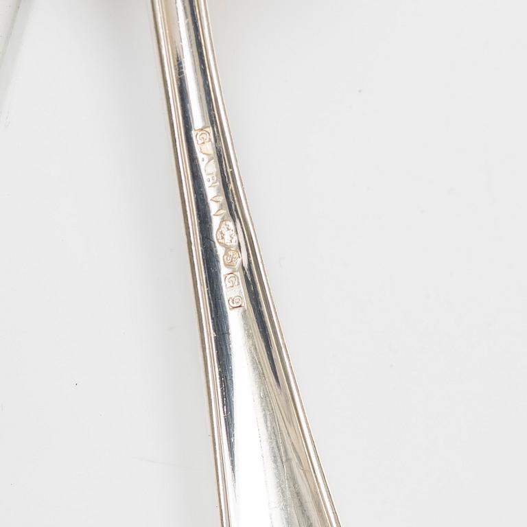 Spoons, 12 pcs, silver, "Wasa", GAB, 1946-1957.