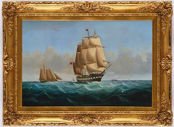 Charles Ogilvy, The Full-Rigged Ship "Amy" off Anglesey.