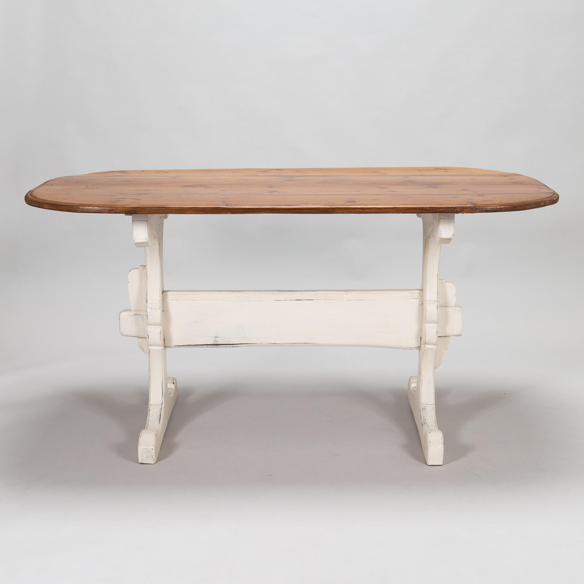 Pirttipöytä, luult. vuosisadan vaihde 1700/1800.