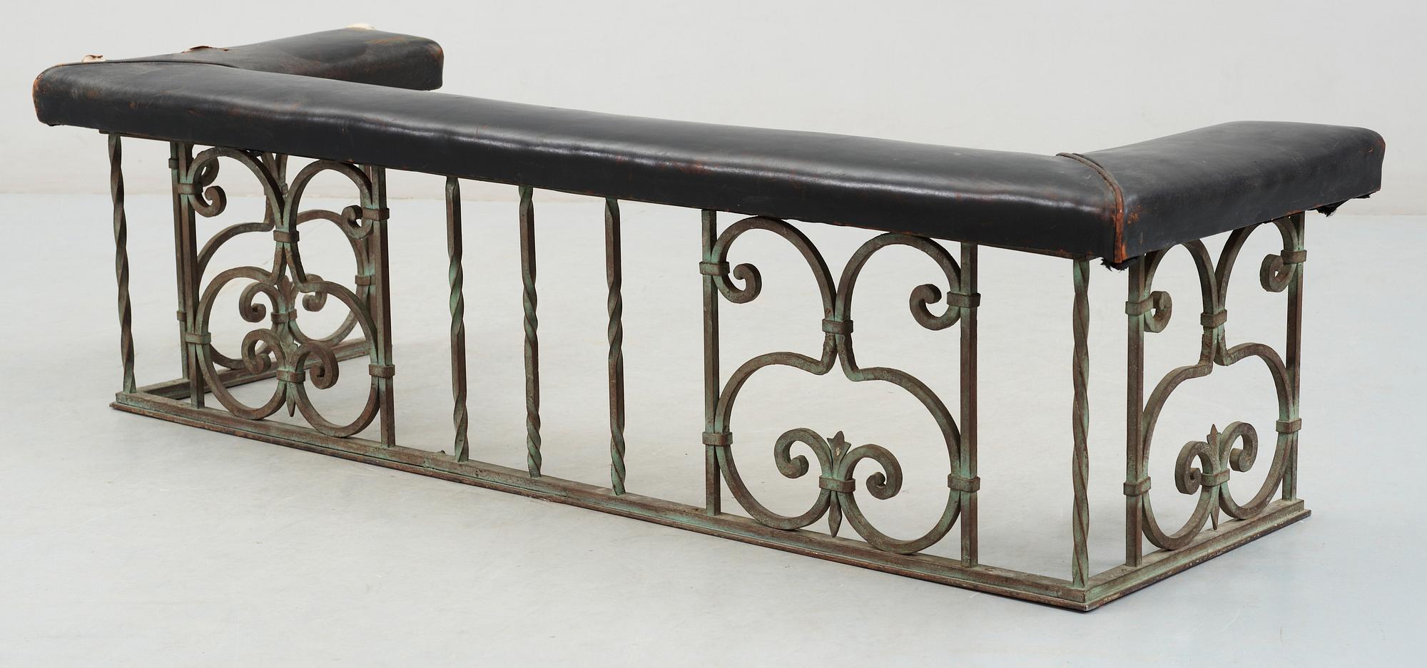 BÄNK, järn, 1800-talets andra hälft.