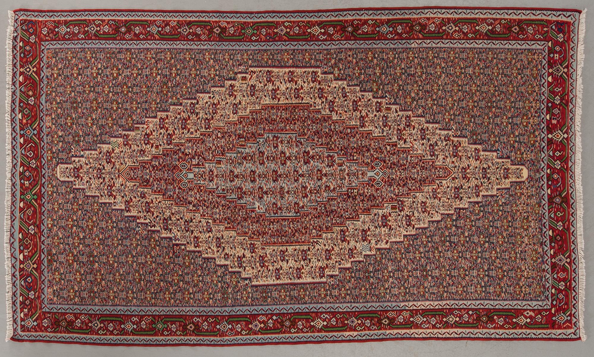 MATTA, old, kelim, Senneh, ca 302 x 186 cm.