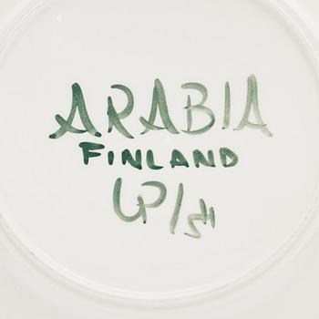Ulla Procopé, lautasia, 30 kpl, "Purpurijenkka", signeeratut Arabia Finland UP.
