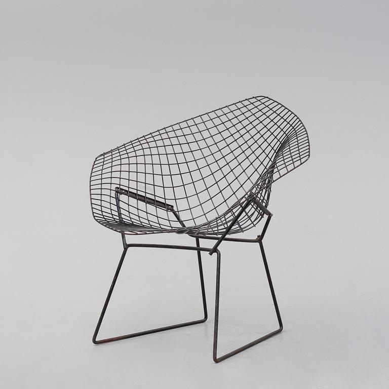 Harry Bertoia, fåtölj, "Diamond Chair", 1900-talets andra hälft.