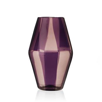 Fulvio Bianconi, an 'a Colori' glass vase, Venini, Italy 1950's.