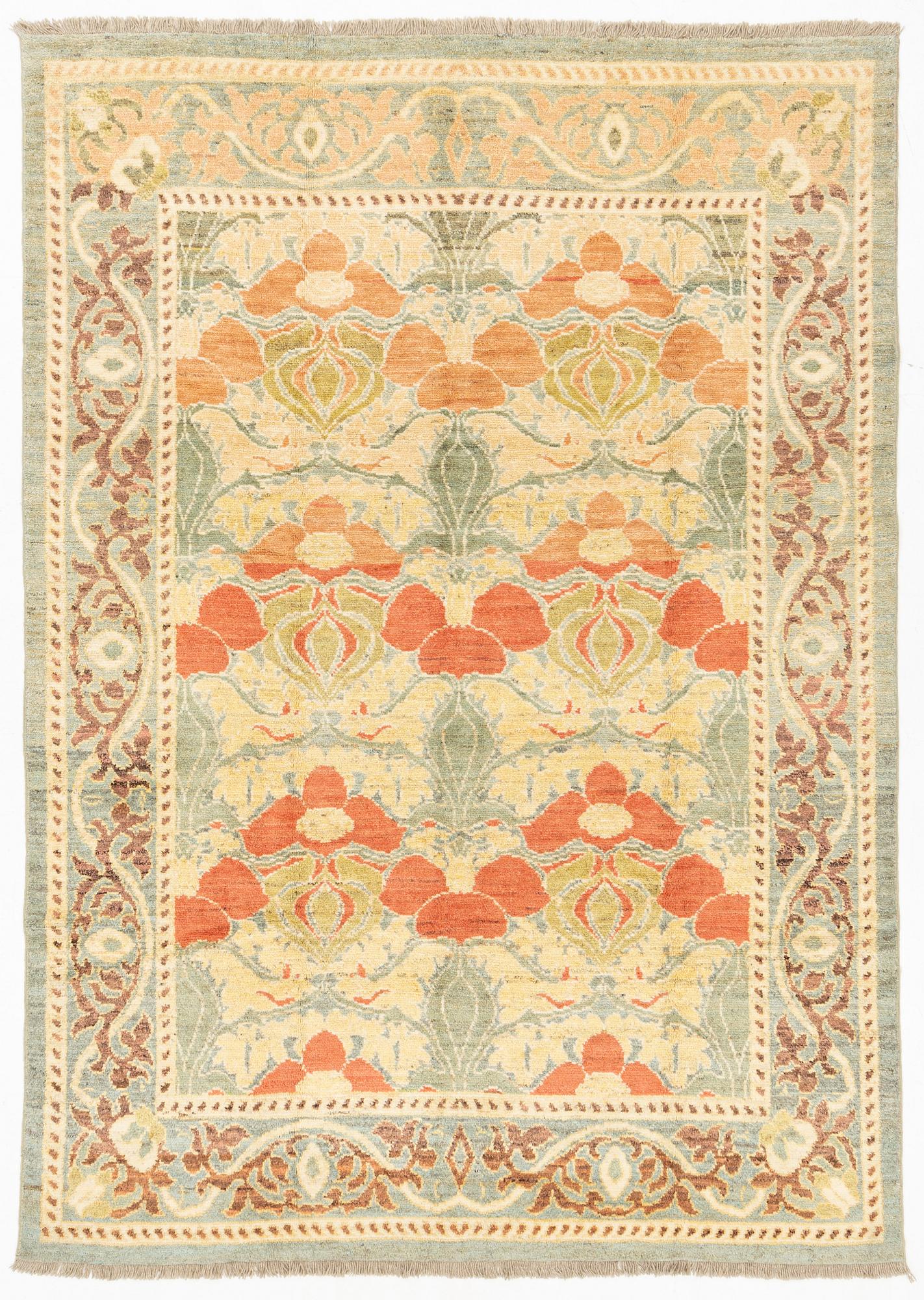 Matta, Västpersisk, "Arts and Crafts-mönster", c. 342 x 247 cm.