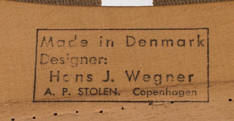 HANS J. WEGNER, fåtölj, "Bamse/Papa bear", AP-Stolen, Danmark, 1900-talets senare del.