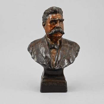 SKULPTUR, bemålad gips, 1900-talets andra hälft.