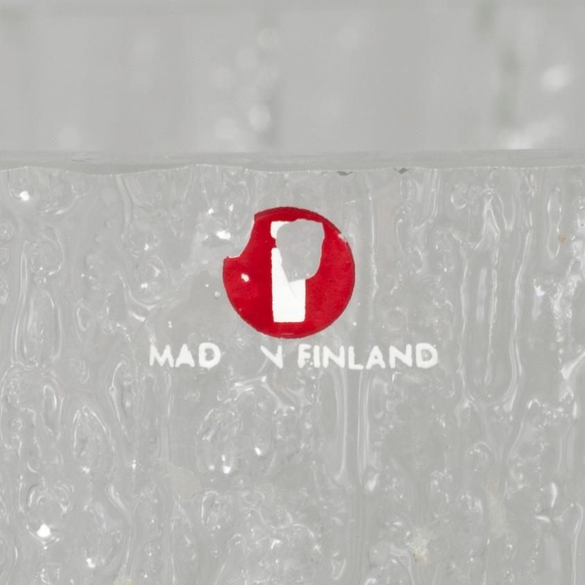 VAS, glas, "Pallas" signerad Tapio Wirkkala 3430. Iittala 1970-80.