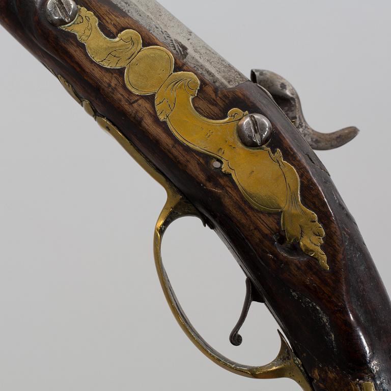 A 19th century pistol,