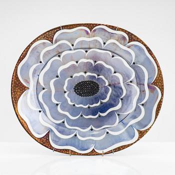 Birger Kaipiainen, dekorationsfat, keramik, signerat Kaipiainen Arabia.