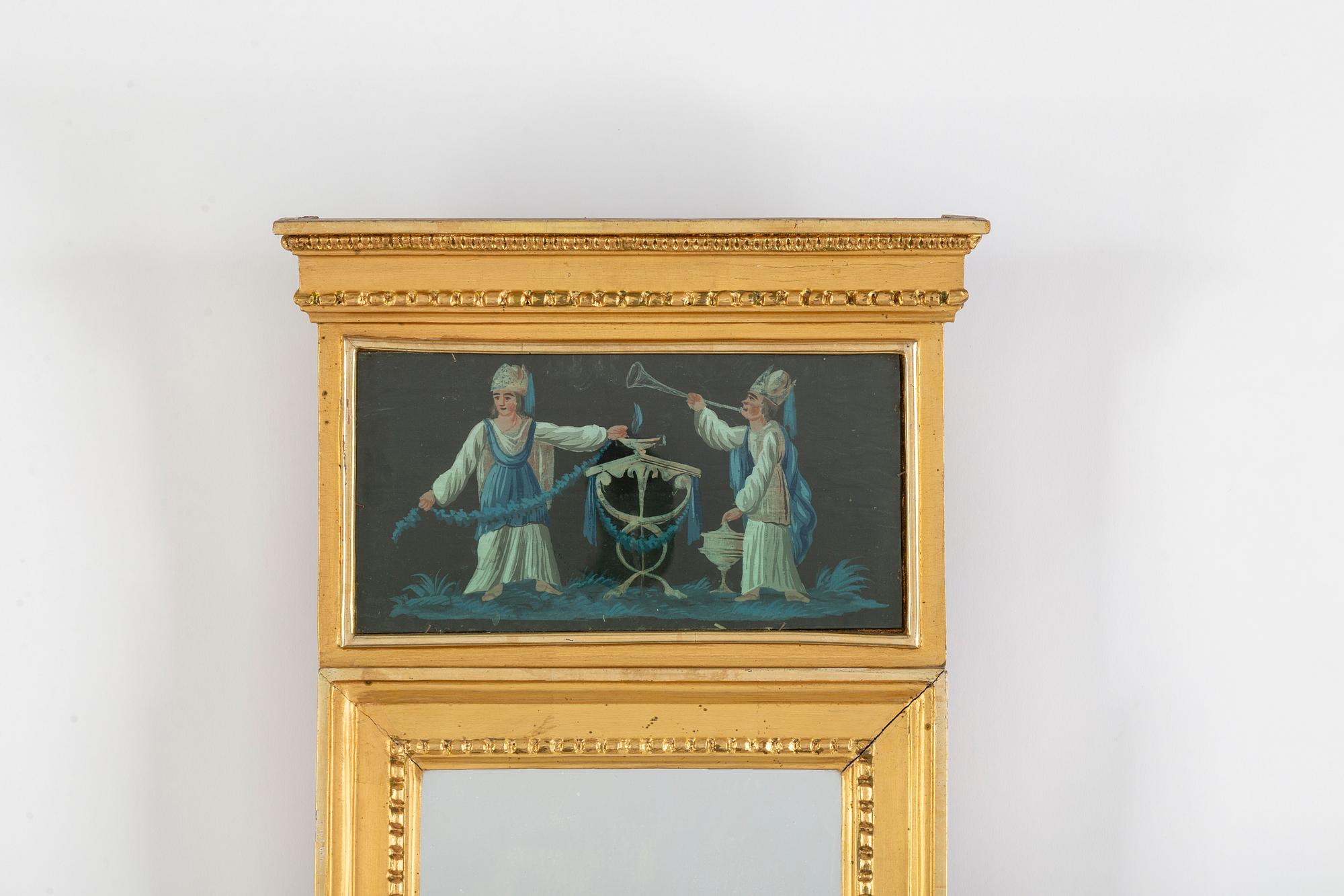 SPEGEL, sengustaviansk, omkring 1800.