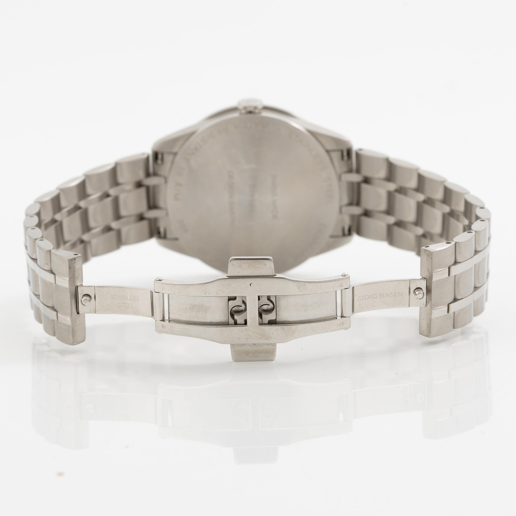 Georg Jensen, Wristwatch, Vice, design Barth, wristwatch, 40 mm.