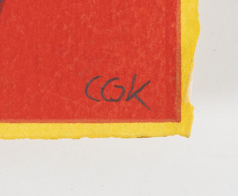 C Göran Karlsson, färgserigrafi, signerad 122/150.