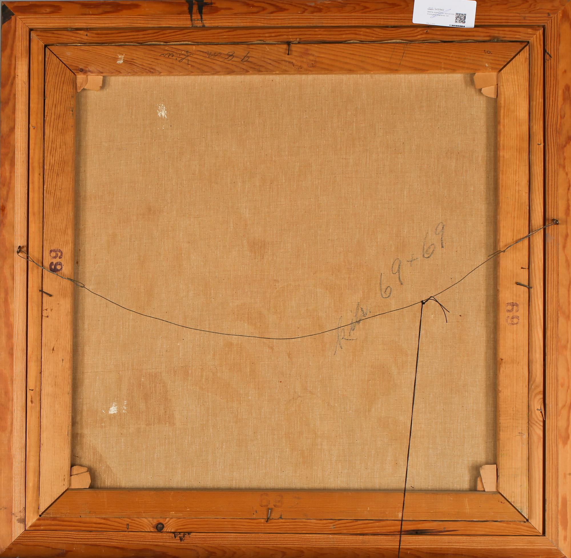 BRITA HANSSON, olja på duk, monogramsignerad.