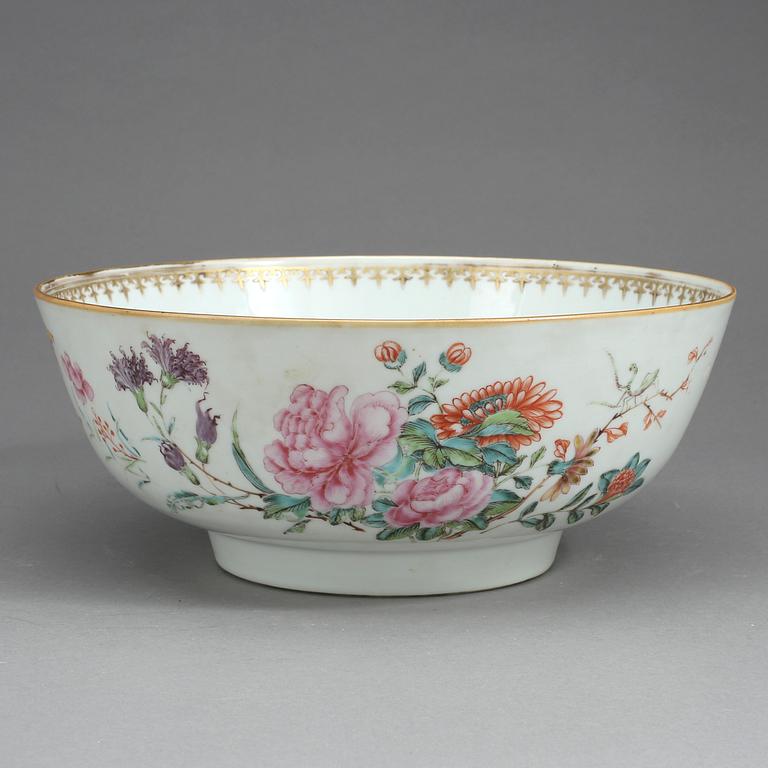 BÅLSKÅL, porslin, Kina, 1700-tal.