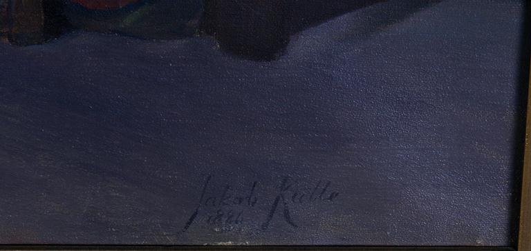 KULLE, JAKOB, olja på duk. Signerad och daterad 1886.
