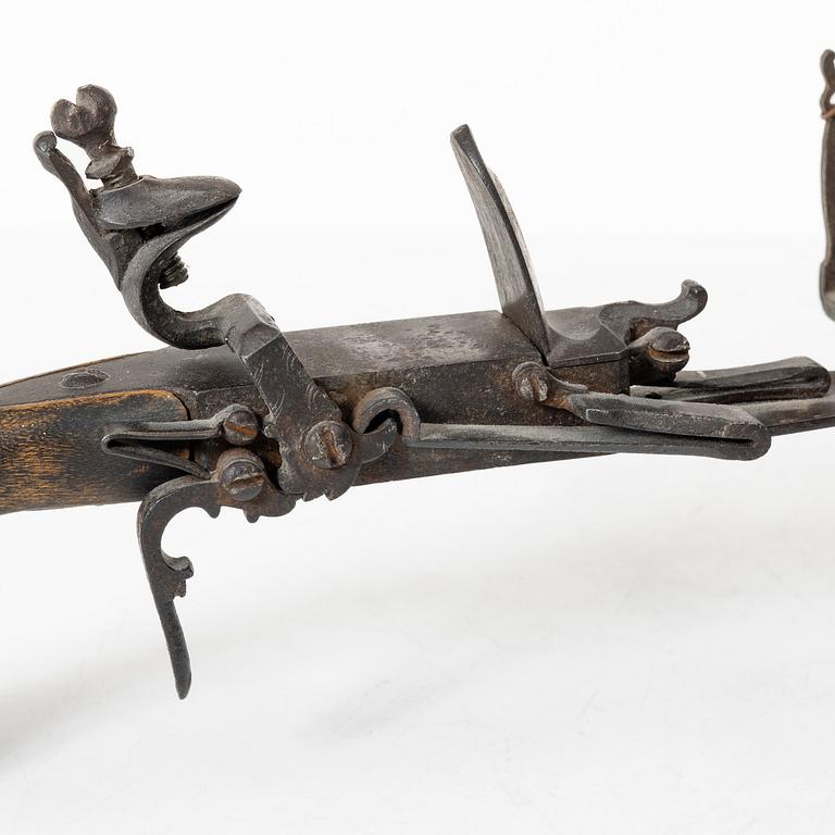 A mechanical flintlock from Wedevåg ironworks, later part 18th century / early 19th century.