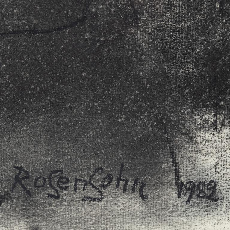 Lennart Rosensohn, watercolour 6 åpastel, signed and dated 1982.