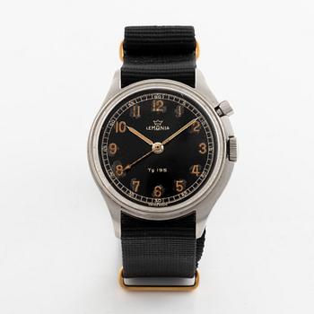 Lemania, Tg 195, "Tre kronor/Three Crowns", wristwatch, 40 mm.