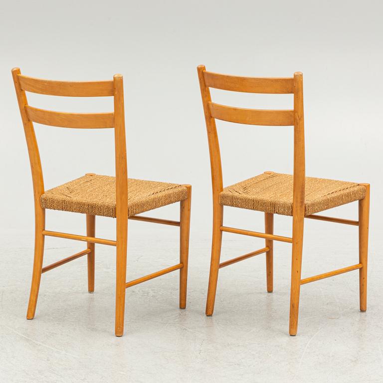 Gemla, stolar, ett par, modell "575/2", Diö, 1900-talets mitt.