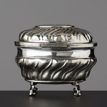 A Swedish Rococo 18th century suger casket.