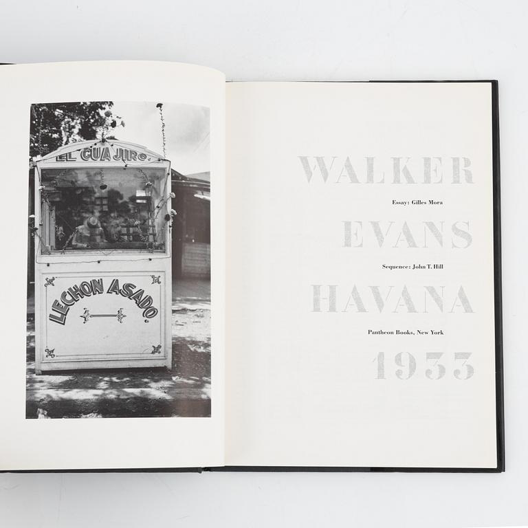 Walker Evans, Paul Strand, Josef Koudelka, 3 fotoböcker.