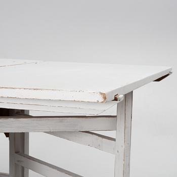 A drop-leaf table, Sweden, 19th century.