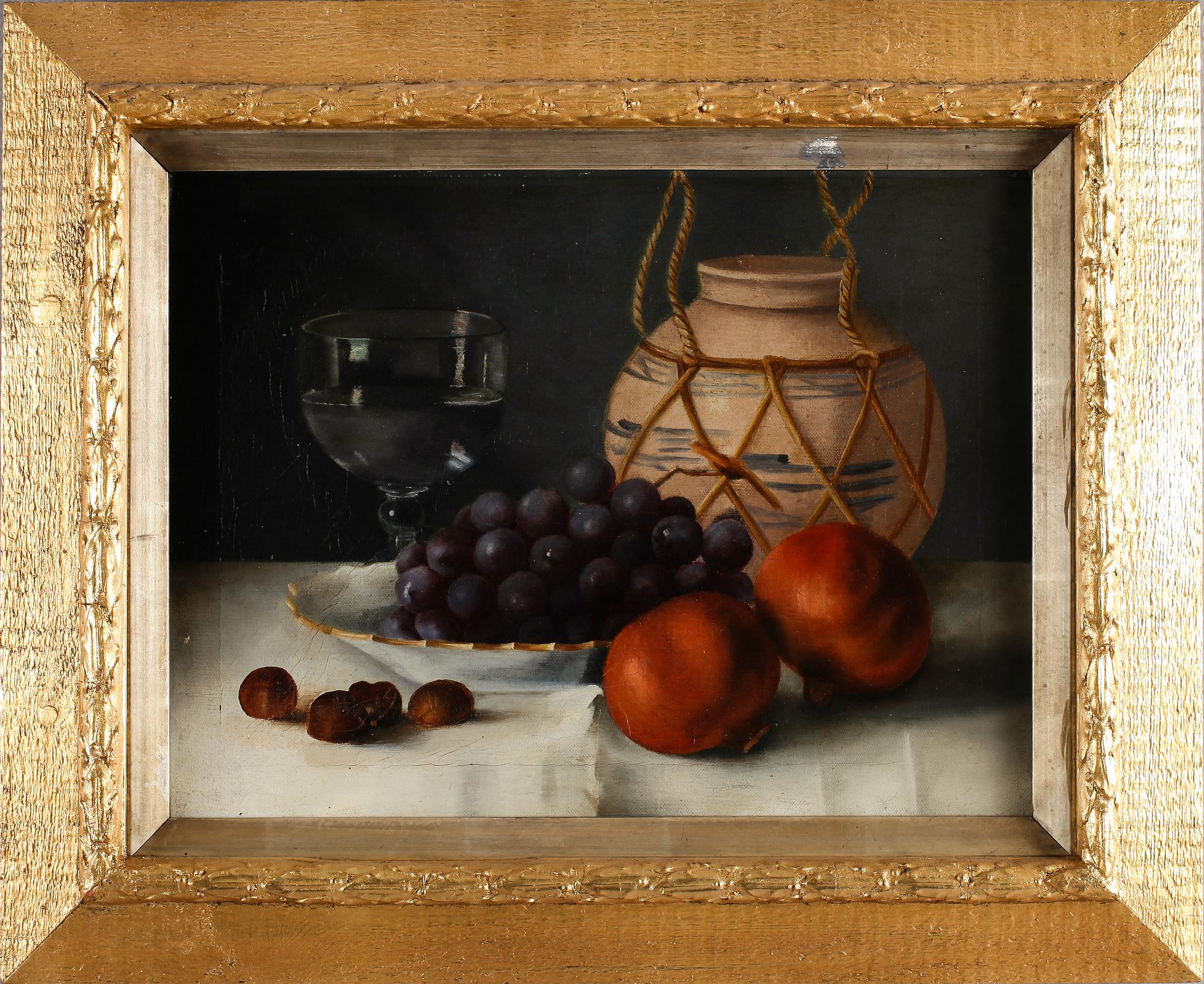 OIDENTIFIERAD KONSTNÄR, olja på duk, ej signerad.