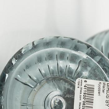 Oiva Toikka, glasfågel, "Waiter", signerad O. Toikka Iittala.