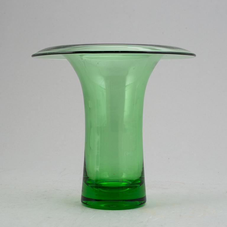 Helena Tynell, a glass vase, 'Kaulus', signed Helena Tynell Riihimäen Lasi Oy.