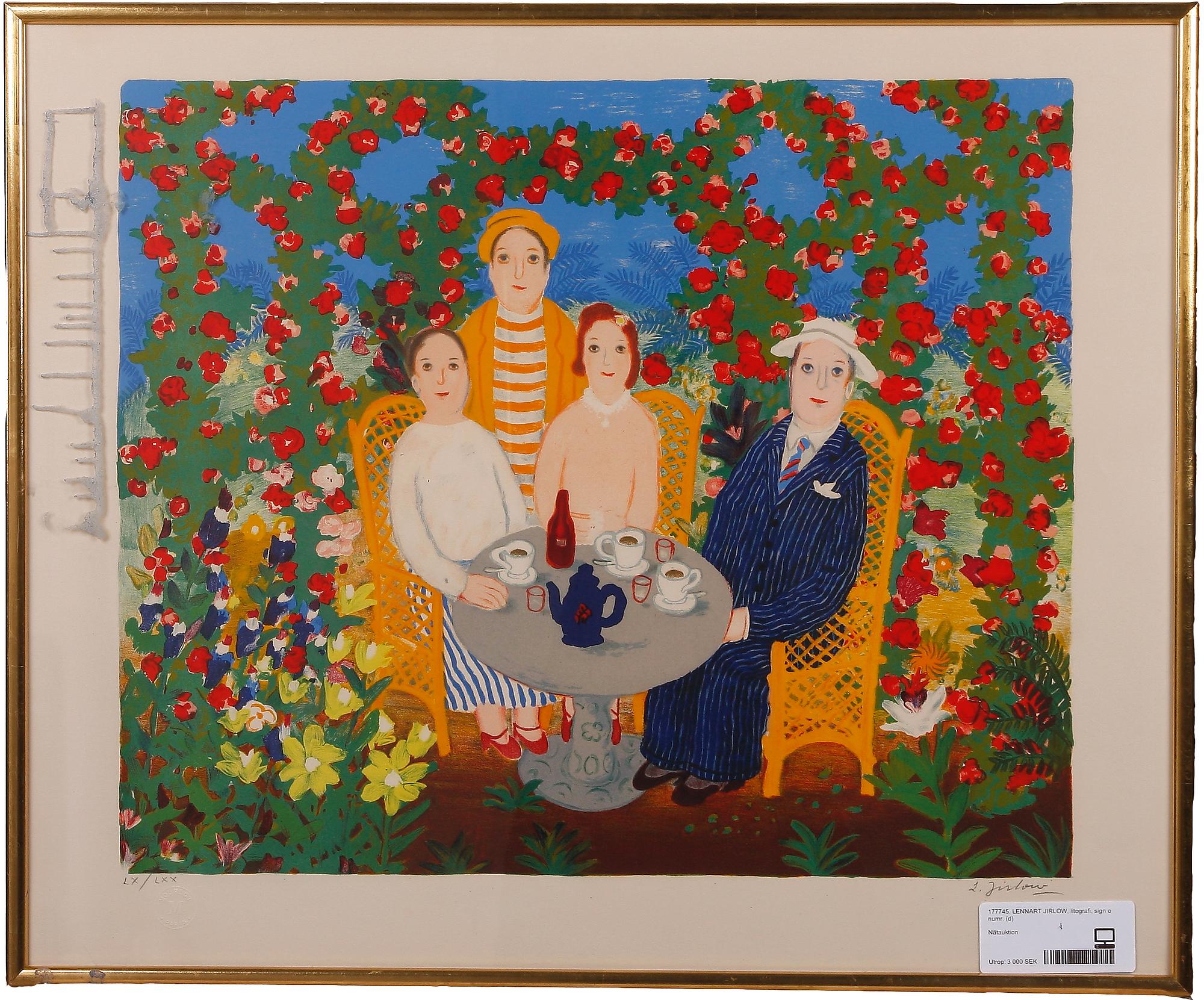 LENNART JIRLOW, litografi, sign o numr.