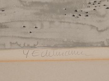 YRJÖ EDELMANN, litografi, signerad och numrerad 36/125.