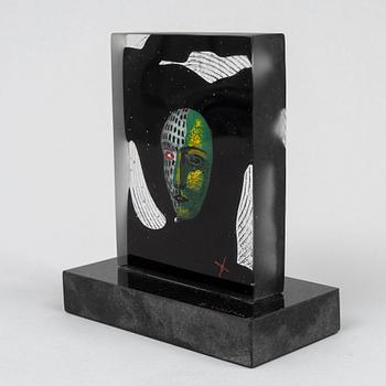 Bertil Vallien, unik skulptur, glas.