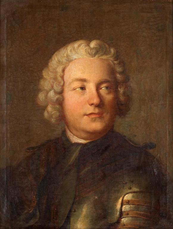 Louis Tocqué After, "Carl Gustaf Tessin" (1695-1770).