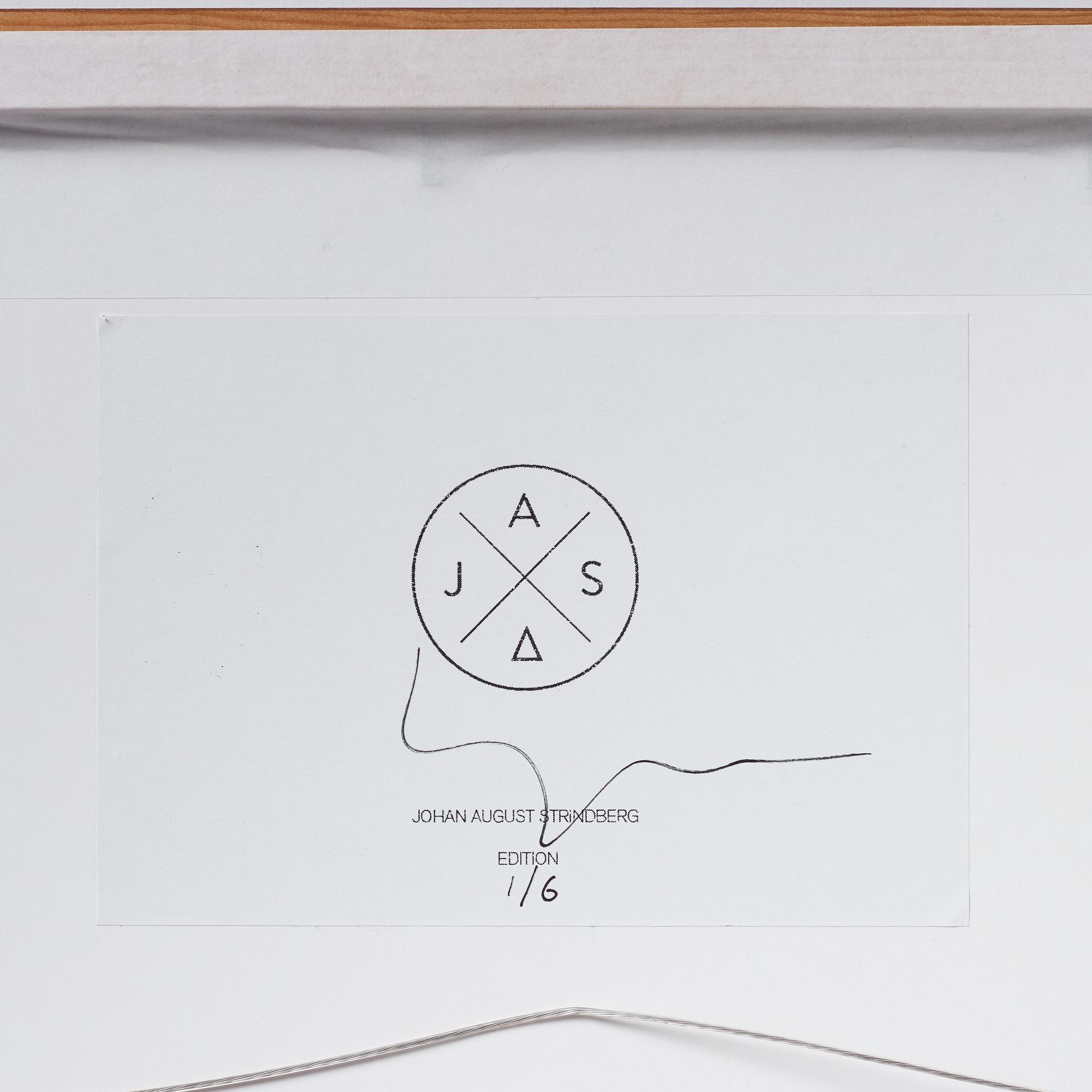 Johan Strindberg, "Girl with flying hair, part II, 2014".