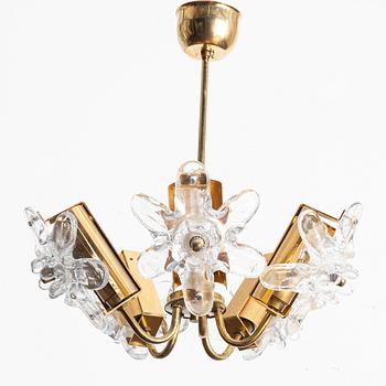 A ceiling lamp, possibly Simon & Schelle "Sische Leuchten", 1960s.