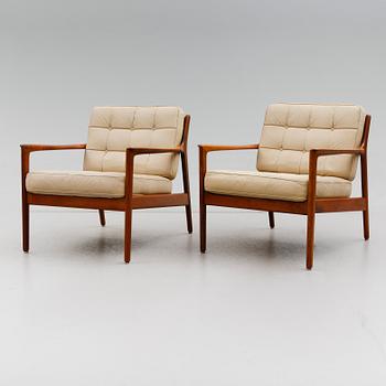 FÅTÖLJER, 1 par, "USA 75", Folke Ohlsson för Dux, 1900-talets andra hälft.