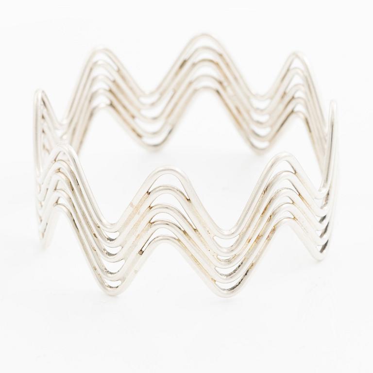 Bent Knudsen, armring, silver, ca 1960-tal.
