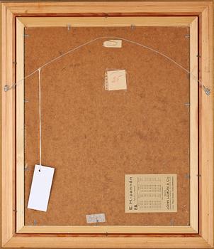 HELGE LINDEN, olja på pannå, signerad.